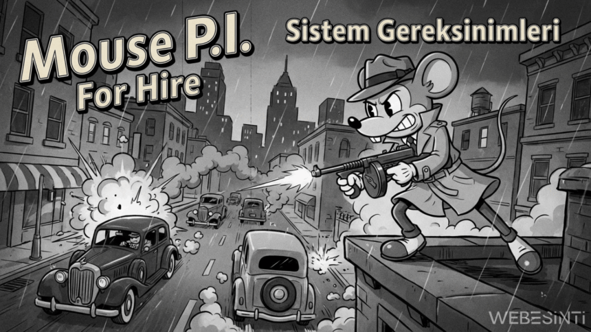 Mouse: P.I. For Hire Sistem Gereksinimleri (2026) – PC’niz Bu Oyunu Kaldırır mı?