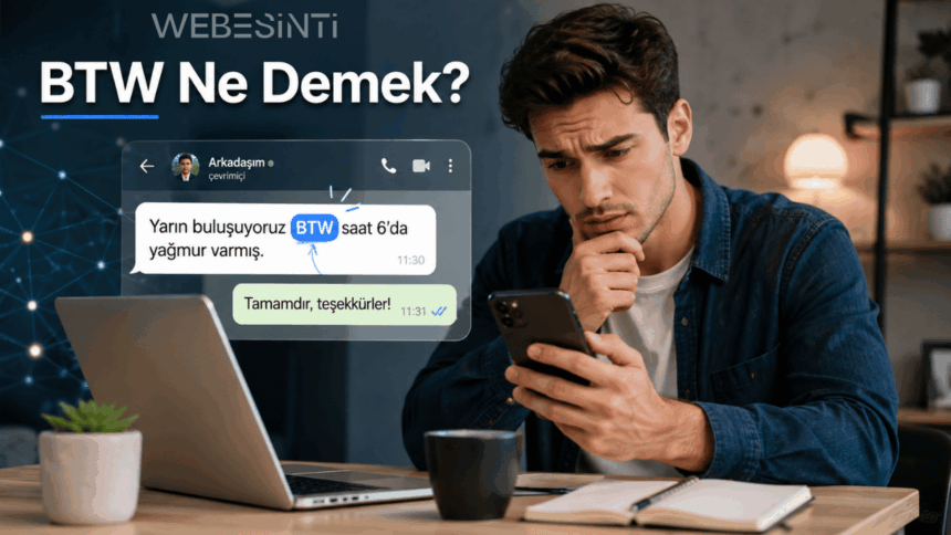 “BTW Ne Demek?” Günlük Mesajlarda Sürekli Karşımıza Çıkan O Küçük Ama Gizemli Kısaltma