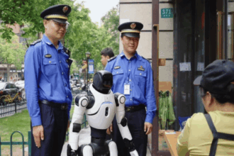 Çin Polisi Robot Devriyesi Kullanıyor: AgiBot Lingxi X2 Sahada