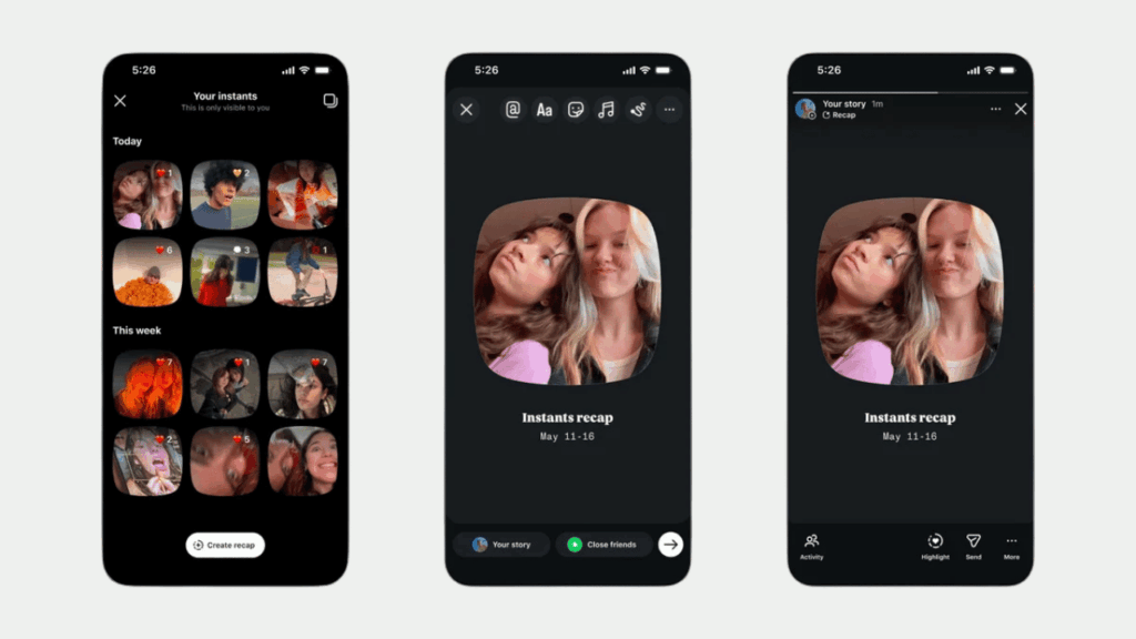 Instagram’dan Yeni Dönem: “Instants” Özelliği ile Paylaşım Alışkanlıkları Baştan Yazılıyor