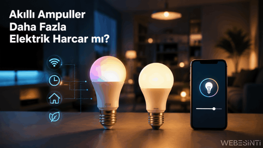 Akıllı Ampuller Daha Fazla Elektrik Harcar mı? LED Ampullerle Farkı Açıklandı - Webesinti