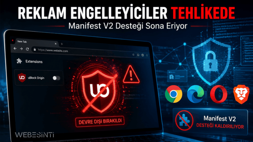 Google’dan Reklam Engelleyicilere Yeni Darbe: Chromium Tabanlı Tarayıcılarda Dönem Kapanıyor