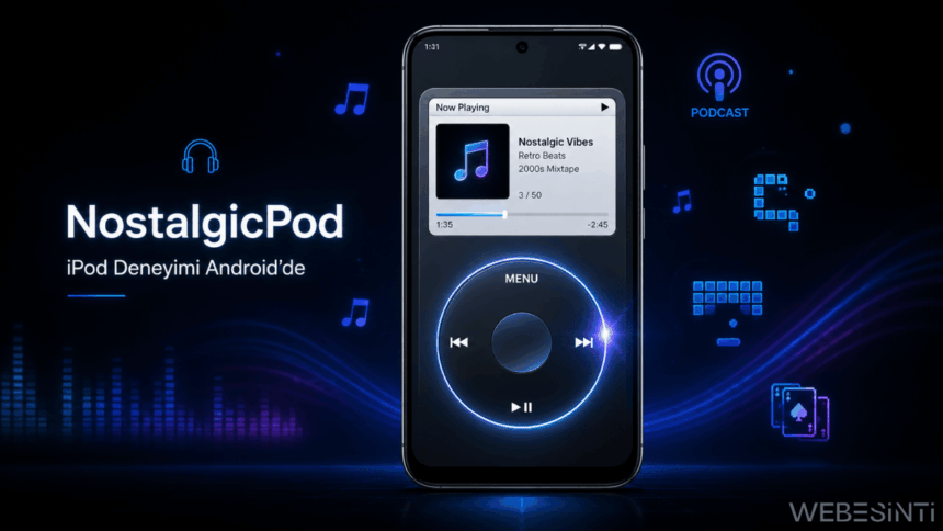 NostalgicPod Uygulaması Yayında: Android Telefonları Klasik iPod’a Dönüştürüyor