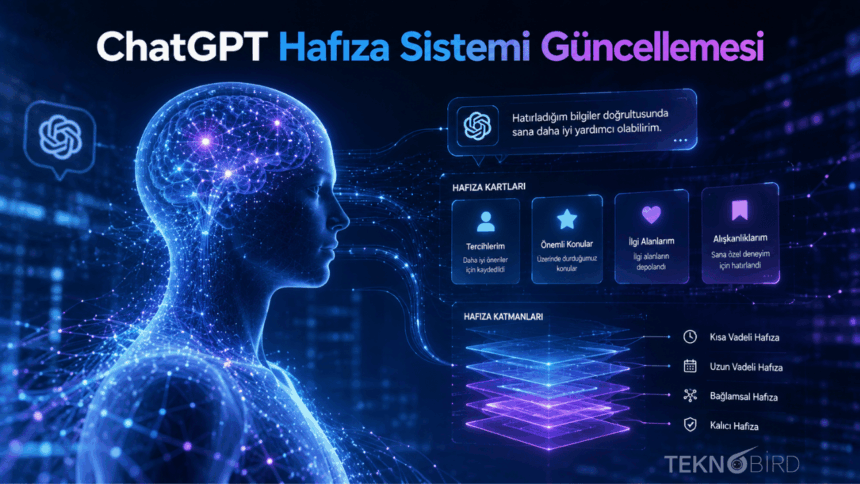 OpenAI’den ChatGPT’ye dev güncelleme: Hafıza sistemi artık sohbetleri çok daha iyi hatırlıyor