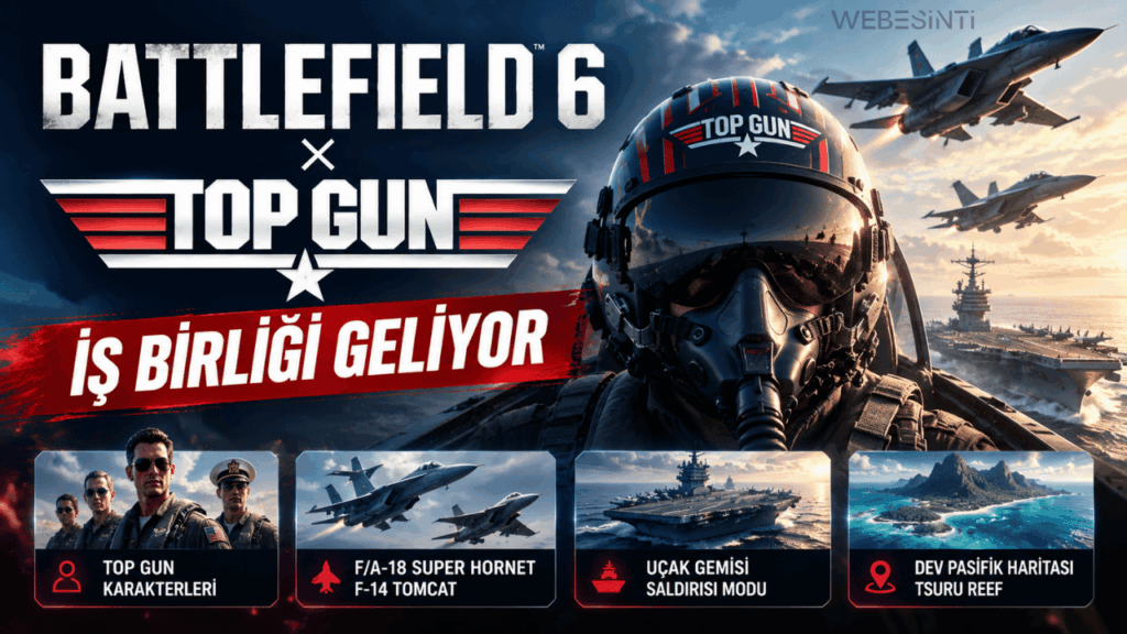 Battlefield 6 Top Gun iş birliği ile gelen yeni savaş uçakları ve dördüncü sezon güncellemesi