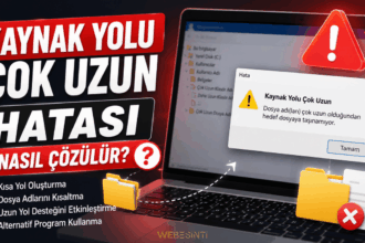 Kaynak Yolu Çok Uzun Hatası (Kesin Çözüm)
