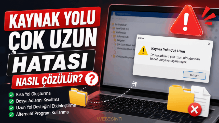 Kaynak Yolu Çok Uzun Hatası (Kesin Çözüm)