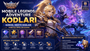 Mobile Legends: Adventure kodları rehberi kapak görseli. Ücretsiz Diamonds, Hero Fragment, Skin Token, Miracle Summon Scroll ve güncel MLA CD Key kodları.