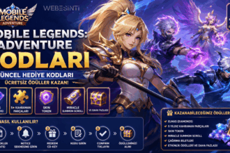 Mobile Legends: Adventure kodları rehberi kapak görseli. Ücretsiz Diamonds, Hero Fragment, Skin Token, Miracle Summon Scroll ve güncel MLA CD Key kodları.