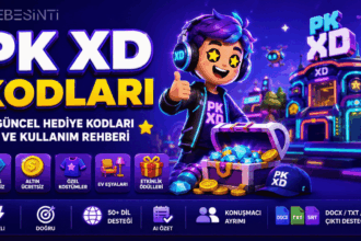 PK XD kodları rehberi kapak görseli. Ücretsiz hediye kodları, elmas, altın, kostümler ve etkinlik ödülleri hakkında bilgi.