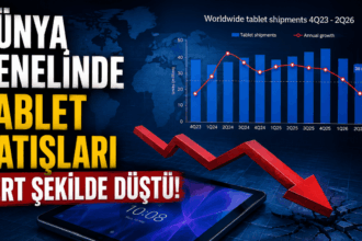 Dünya Genelinde Tablet Satışları Sert Şekilde Düştü
