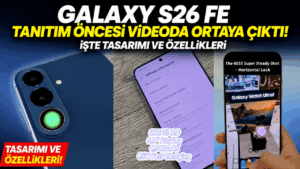 Galaxy S26 FE tasarımı ve özellikleri