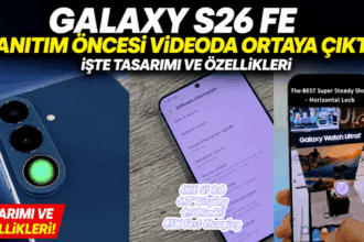 Galaxy S26 FE tasarımı ve özellikleri