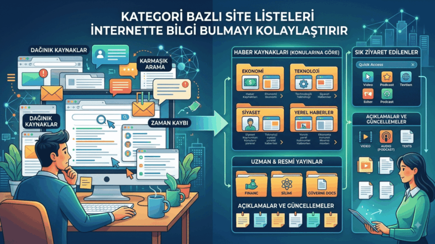 Kategori Bazlı Site Listeleri İnternette Bilgi Bulmayı Nasıl Kolaylaştırır