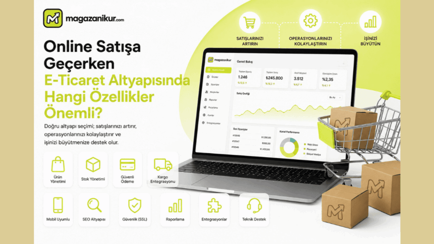 Online Satışa Geçerken E-Ticaret Altyapısında Hangi Özellikler Önemli?