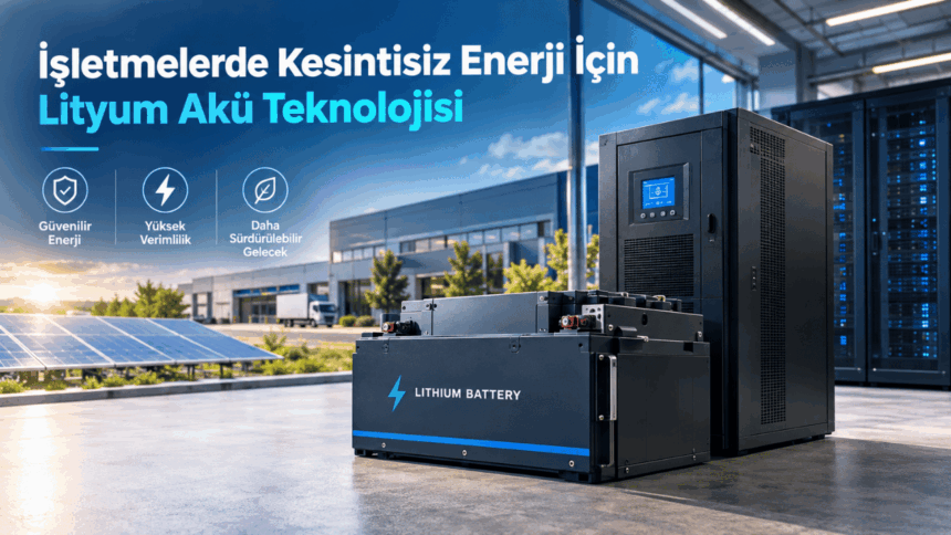 İşletmelerde Kesintisiz Enerji İçin Lityum Akü Teknolojisi